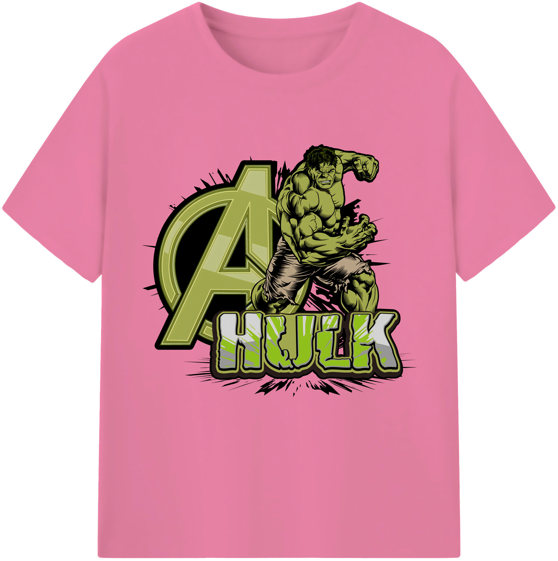 （画像用） アベンジャーズ The Avengers 綿100％半袖Tシャツ（フロントプリント）